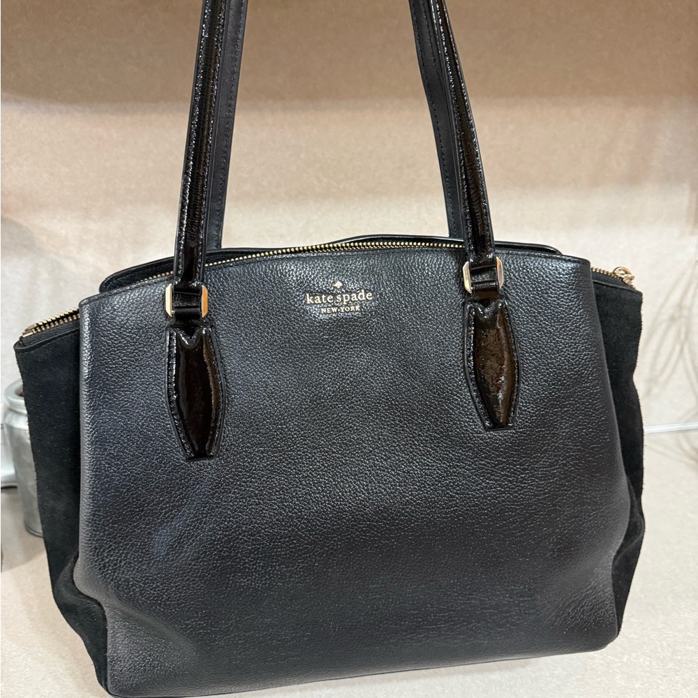 Kate Spade Black Leather Shoulder Bag